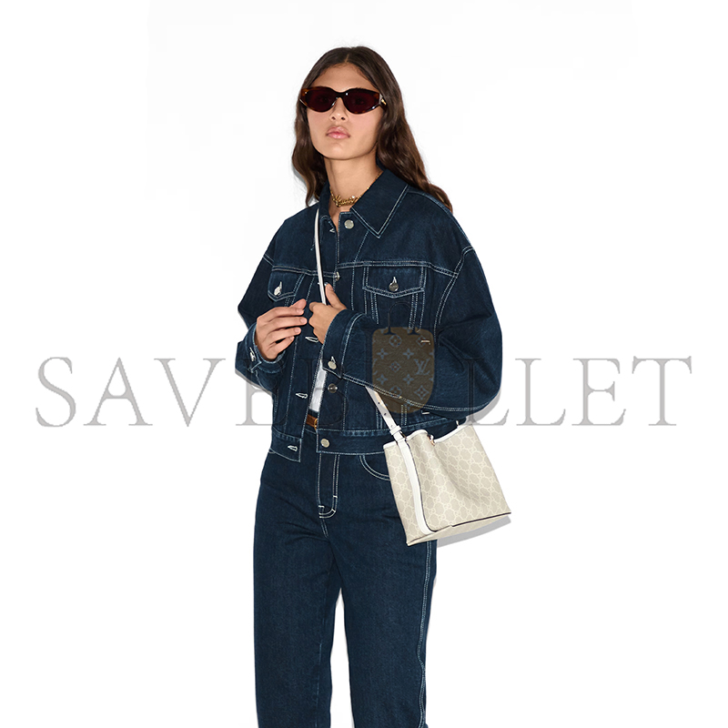 GUCCI GG EMBLEM SMALL BUCKET BAG 815118 (19*18*11cm) GUCCI GG EMBLEM SMALL BUCKET BAG 815118 (19*18*11cm)